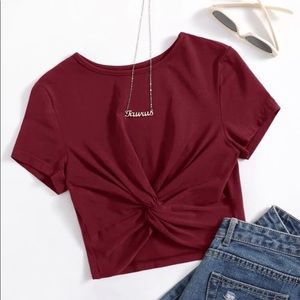 Maroon Short Sleeve